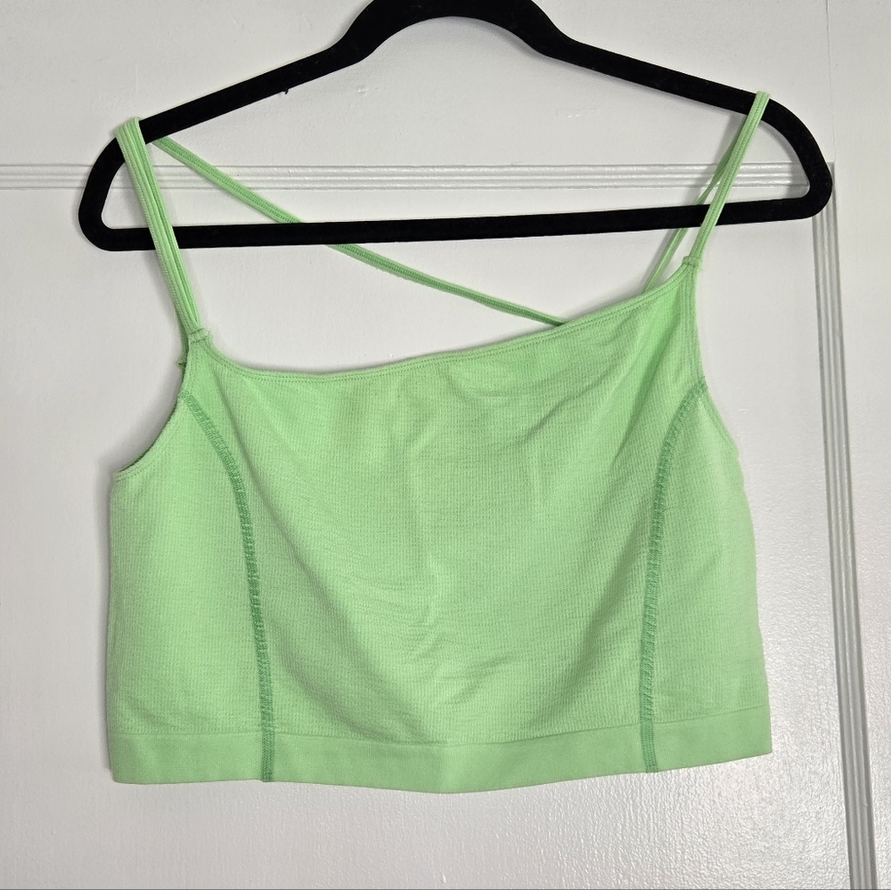 Urban Outfitters Out From Under Green Lucky Seamless Asymmetrical Bra Top - XL
